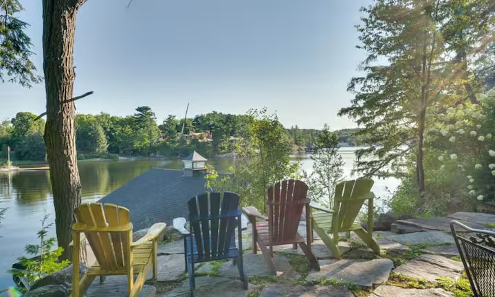 Rossarden — Lake Rosseau with Boathouse photo 4